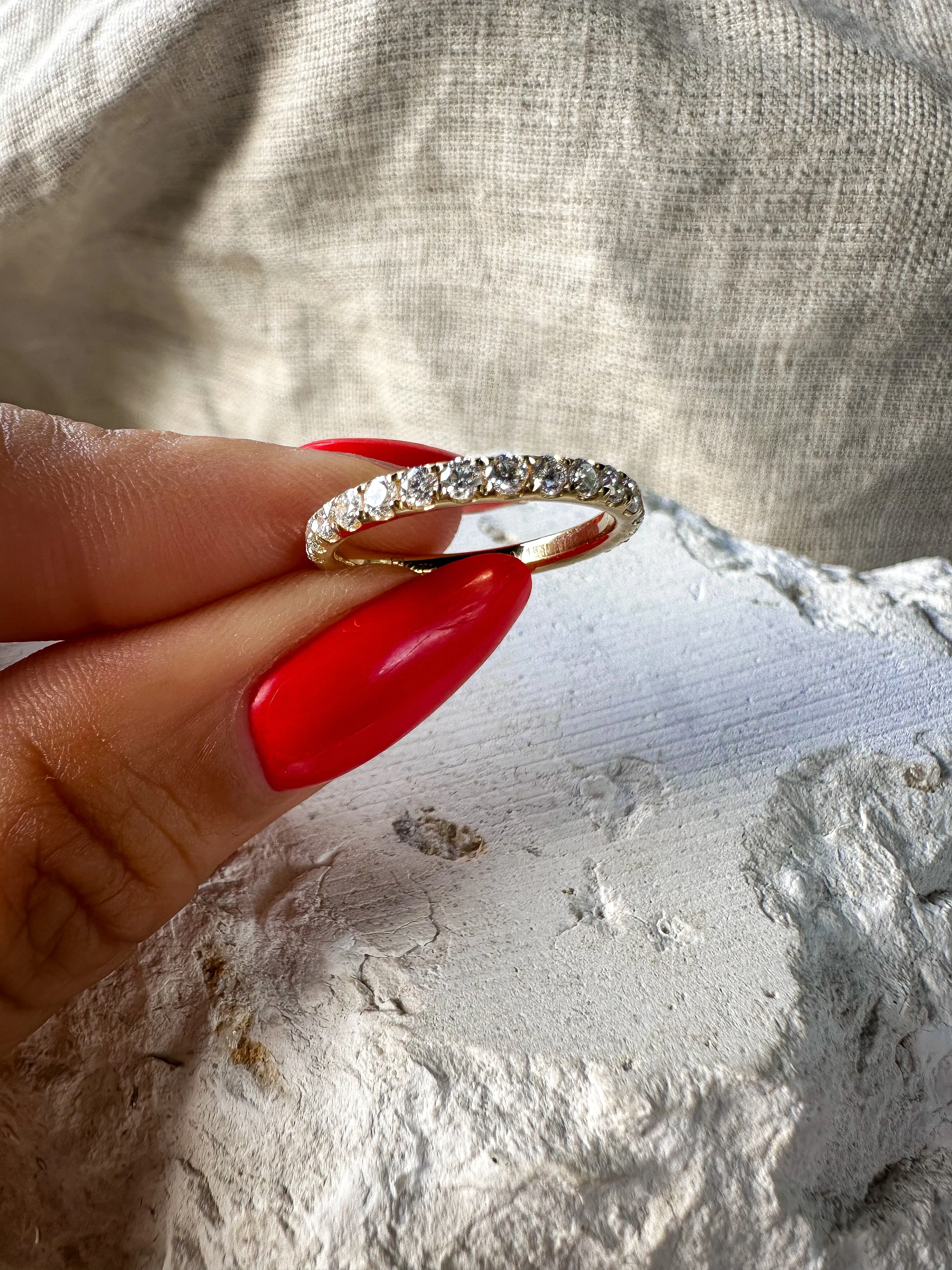 The Everyday Diamond Eternity Band