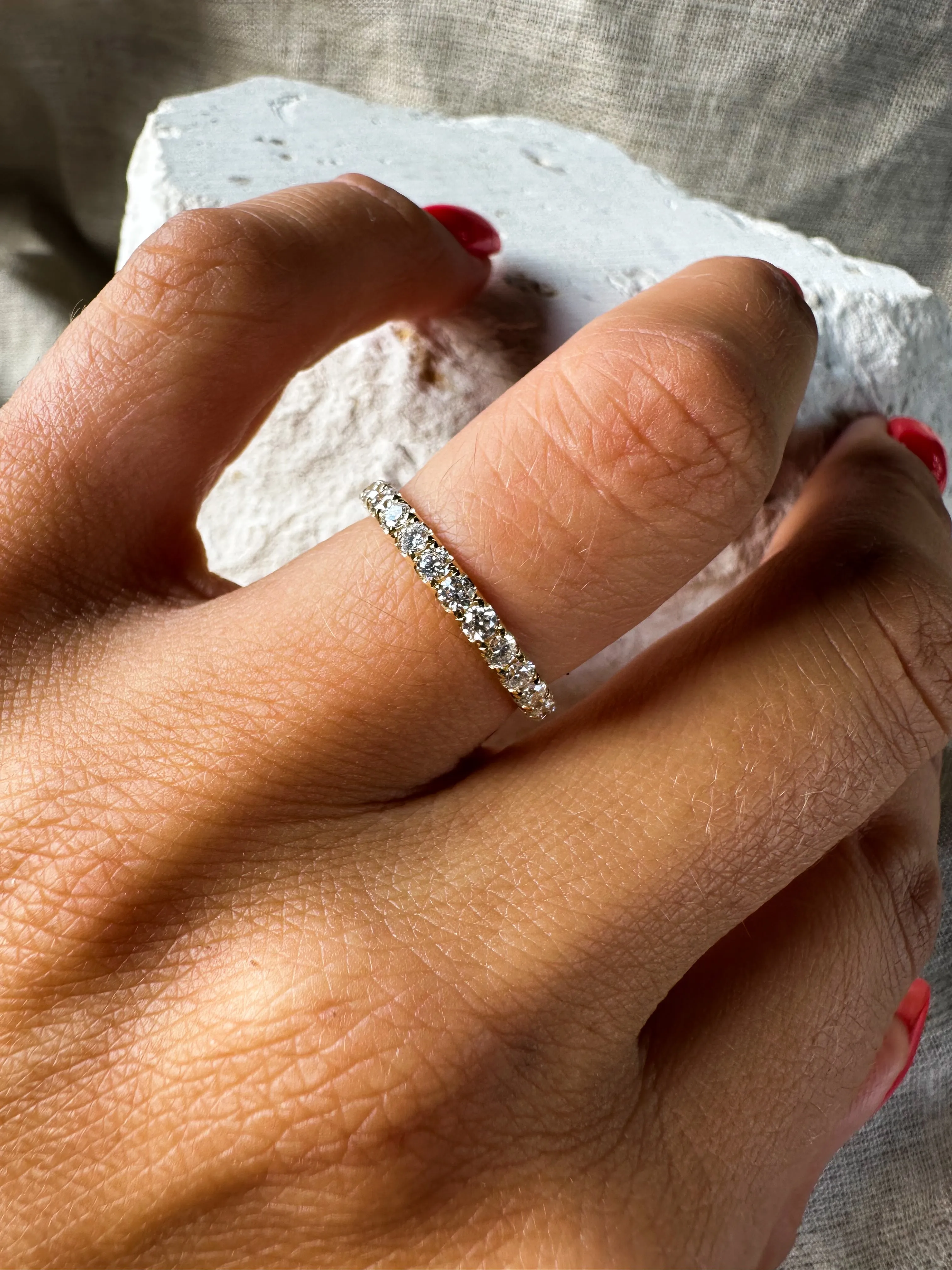 The Everyday Diamond Eternity Band