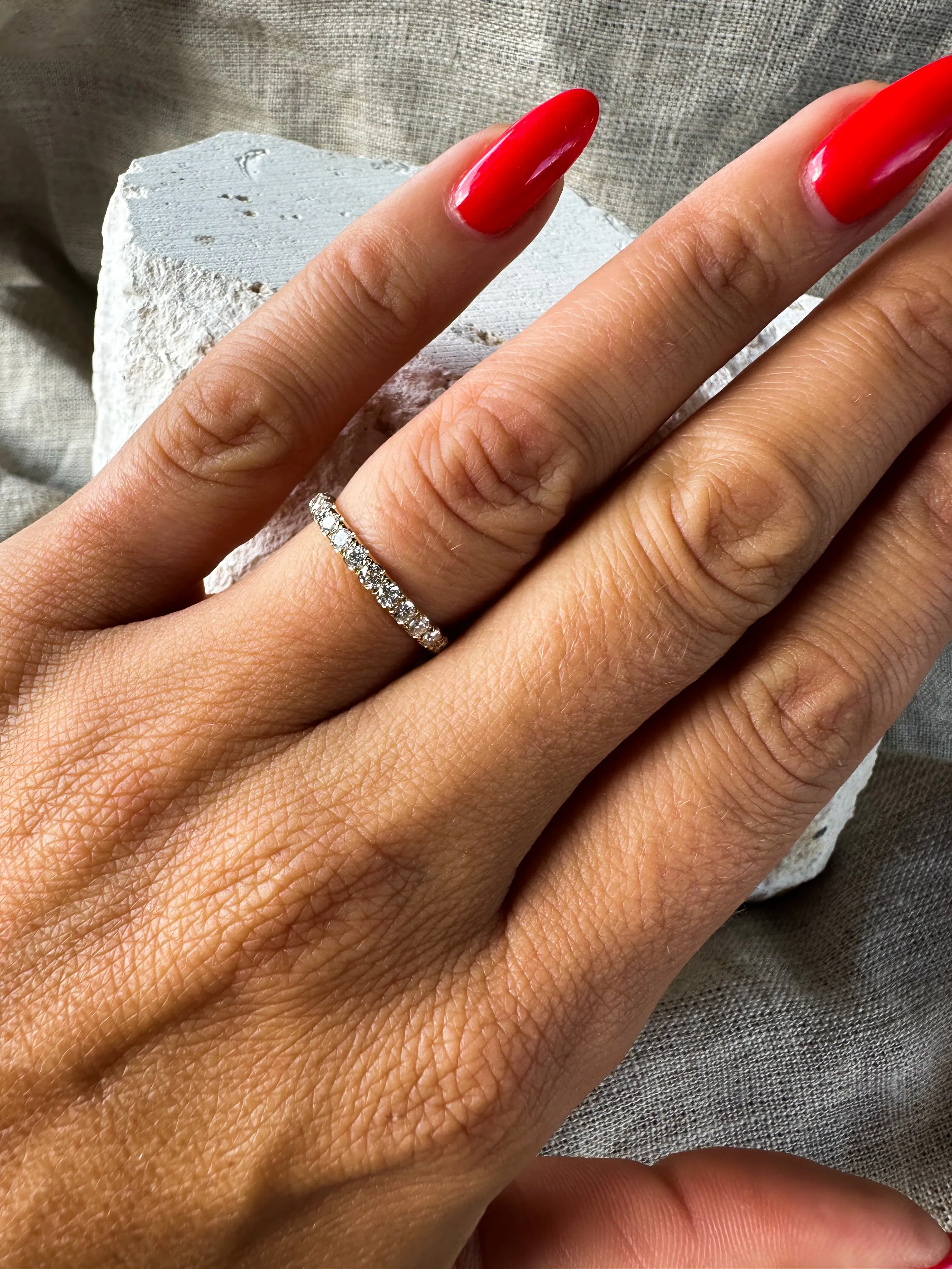 The Everyday Diamond Eternity Band