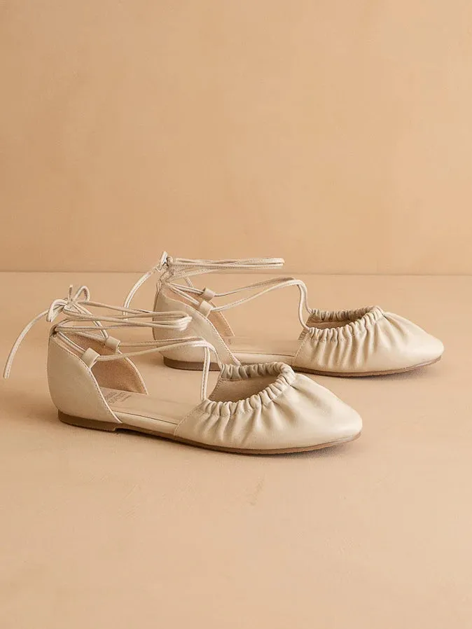The Laney Lace Up Ballet Flat