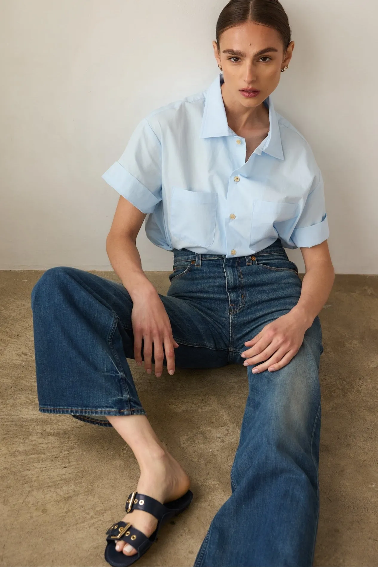 The Wide A Leg in Wilde Indigo