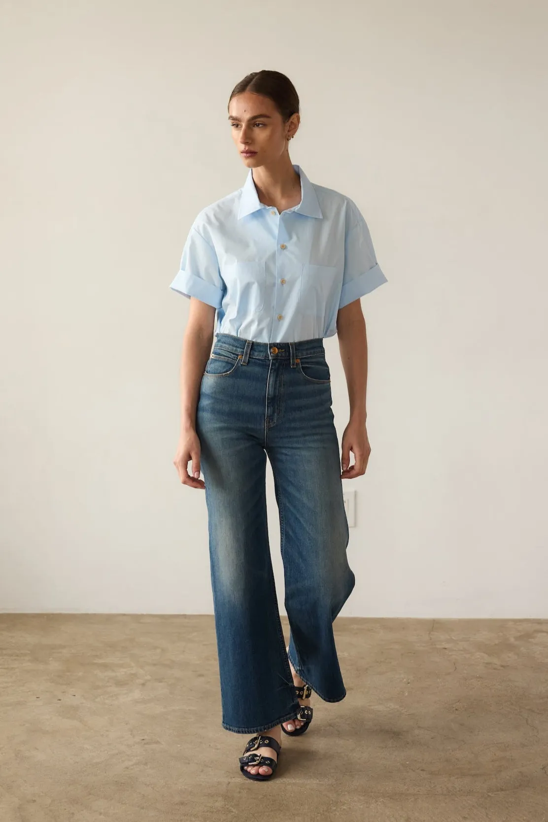 The Wide A Leg in Wilde Indigo