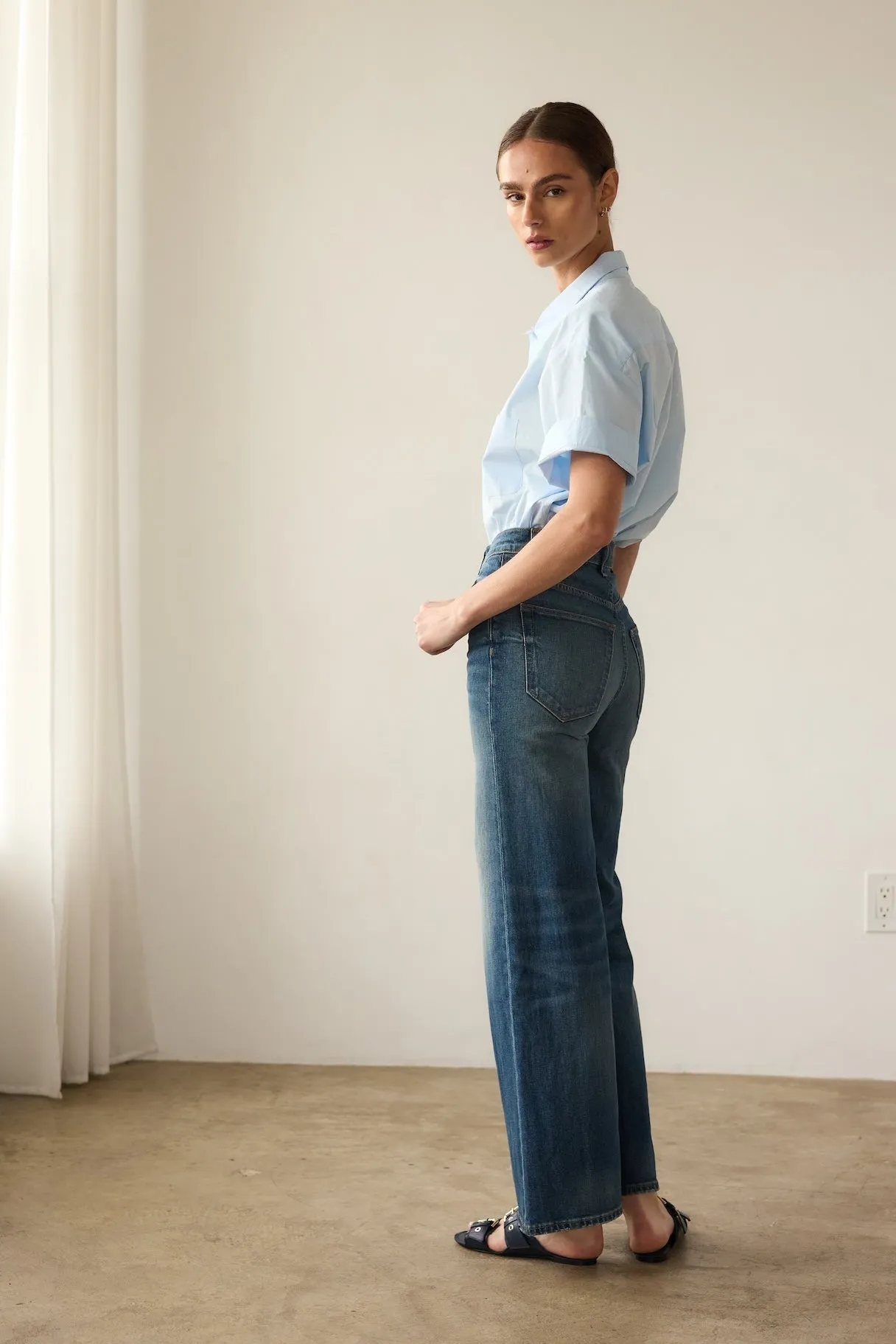 The Wide A Leg in Wilde Indigo