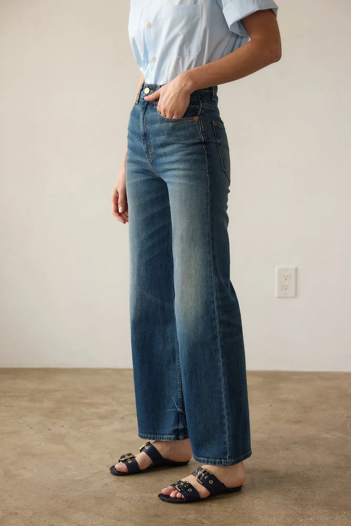 The Wide A Leg in Wilde Indigo
