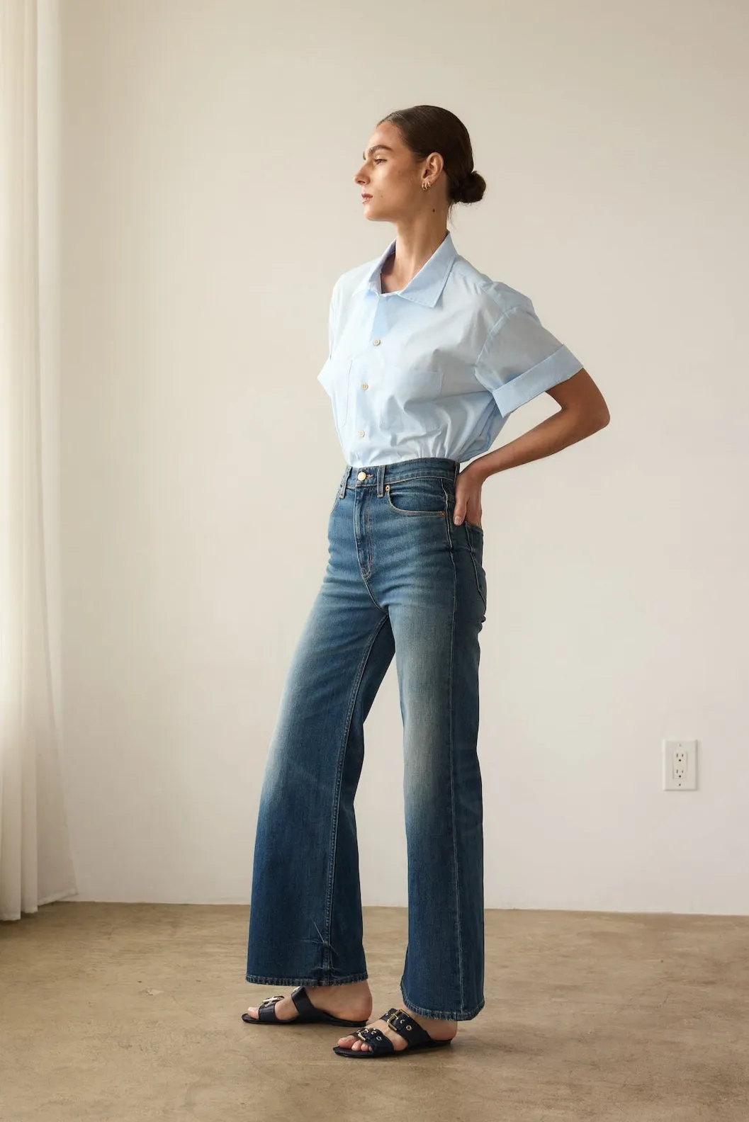 The Wide A Leg in Wilde Indigo