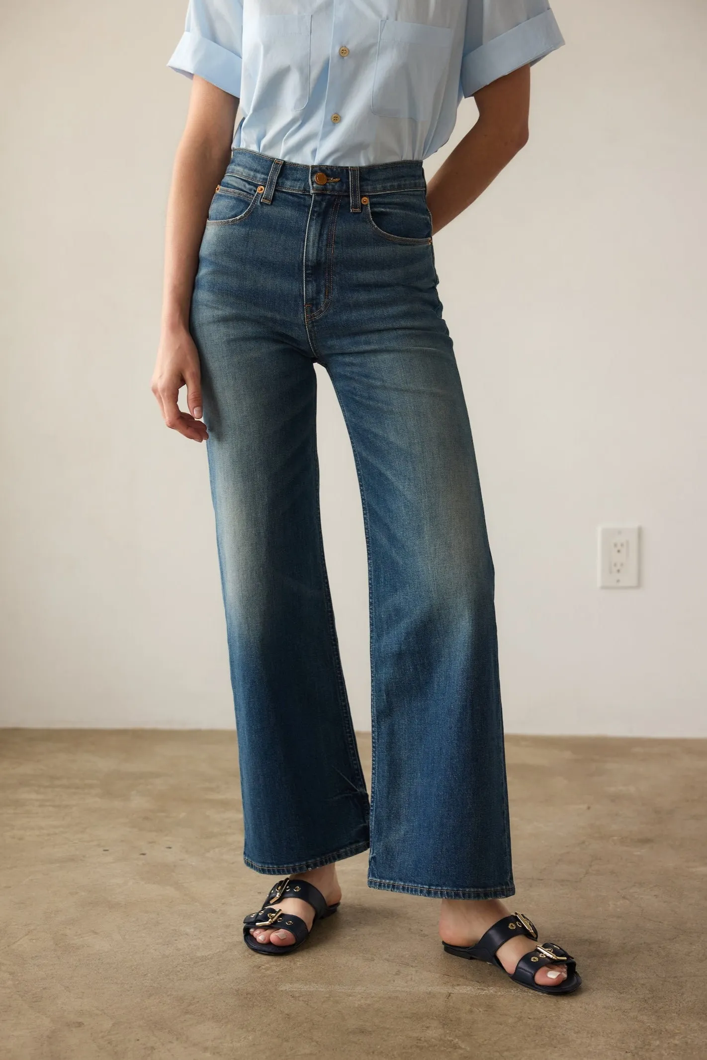 The Wide A Leg in Wilde Indigo