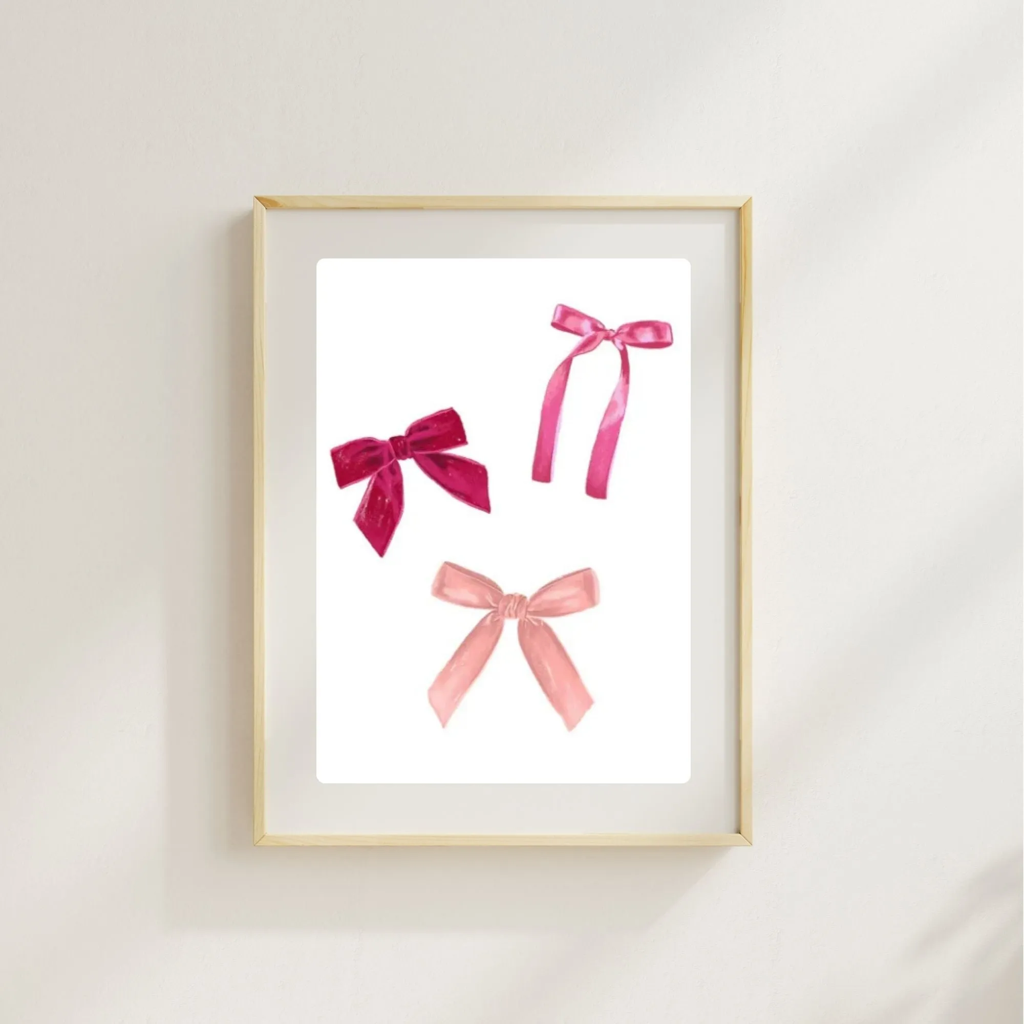 TRIPLE BOW DELIGHT - Art Print