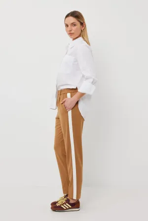TUESDAY BOBBIE PANT CARAMEL/WHITE
