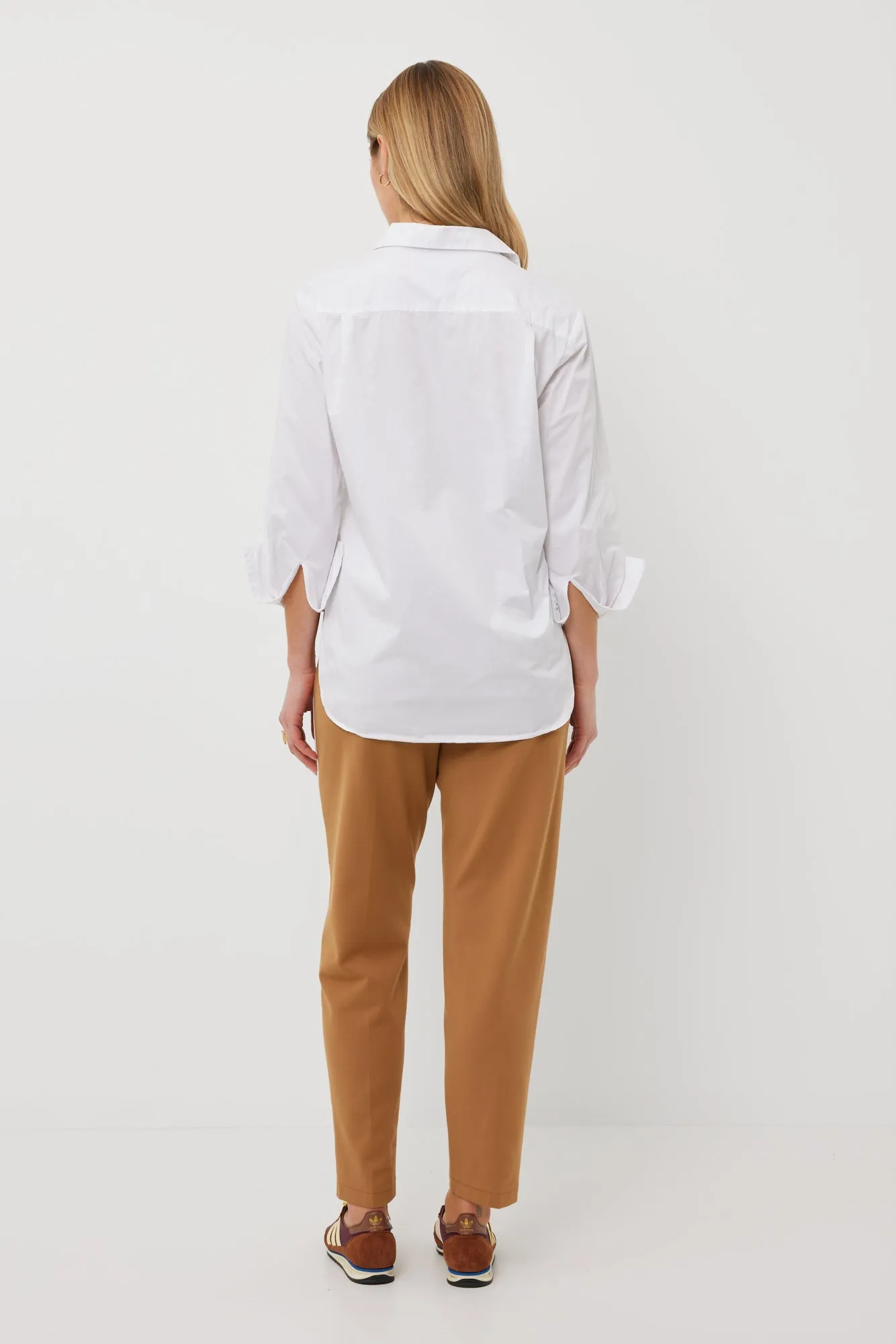 TUESDAY BOBBIE PANT CARAMEL/WHITE