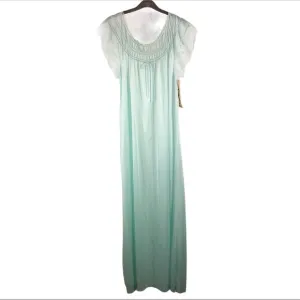 Vintage 1980s Movie Star Light Green Nightgown
