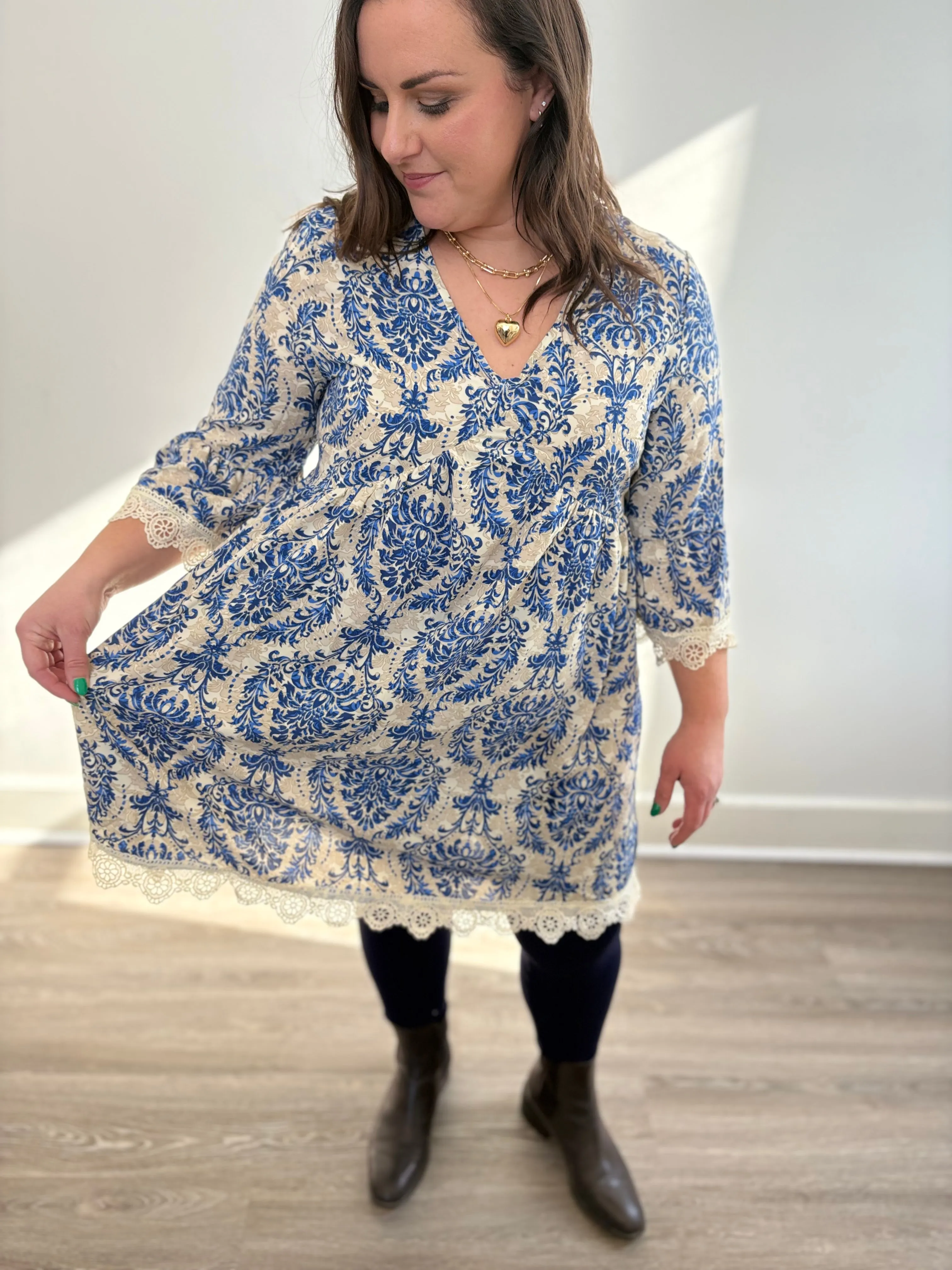 Vintage Charm Lace Dress