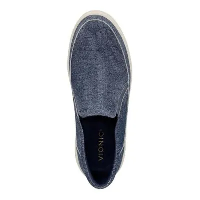 Vionic Kearny Denim Blue Slip-On Women's Loafers