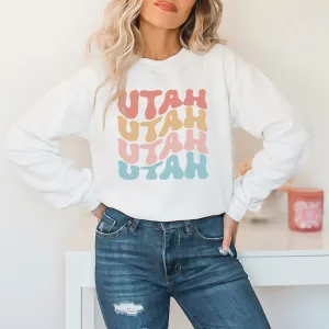 WAVY STATE CREWNECK SWEATSHIRT | CHOOSE STATE