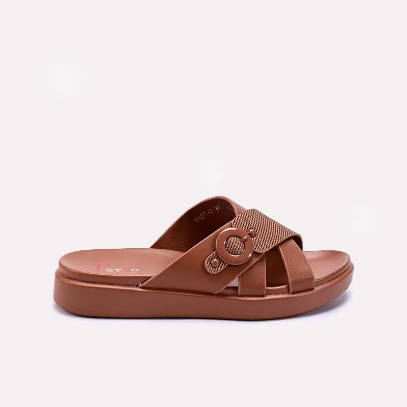 Womens Mustard Comfy Casual Slippers 0413322