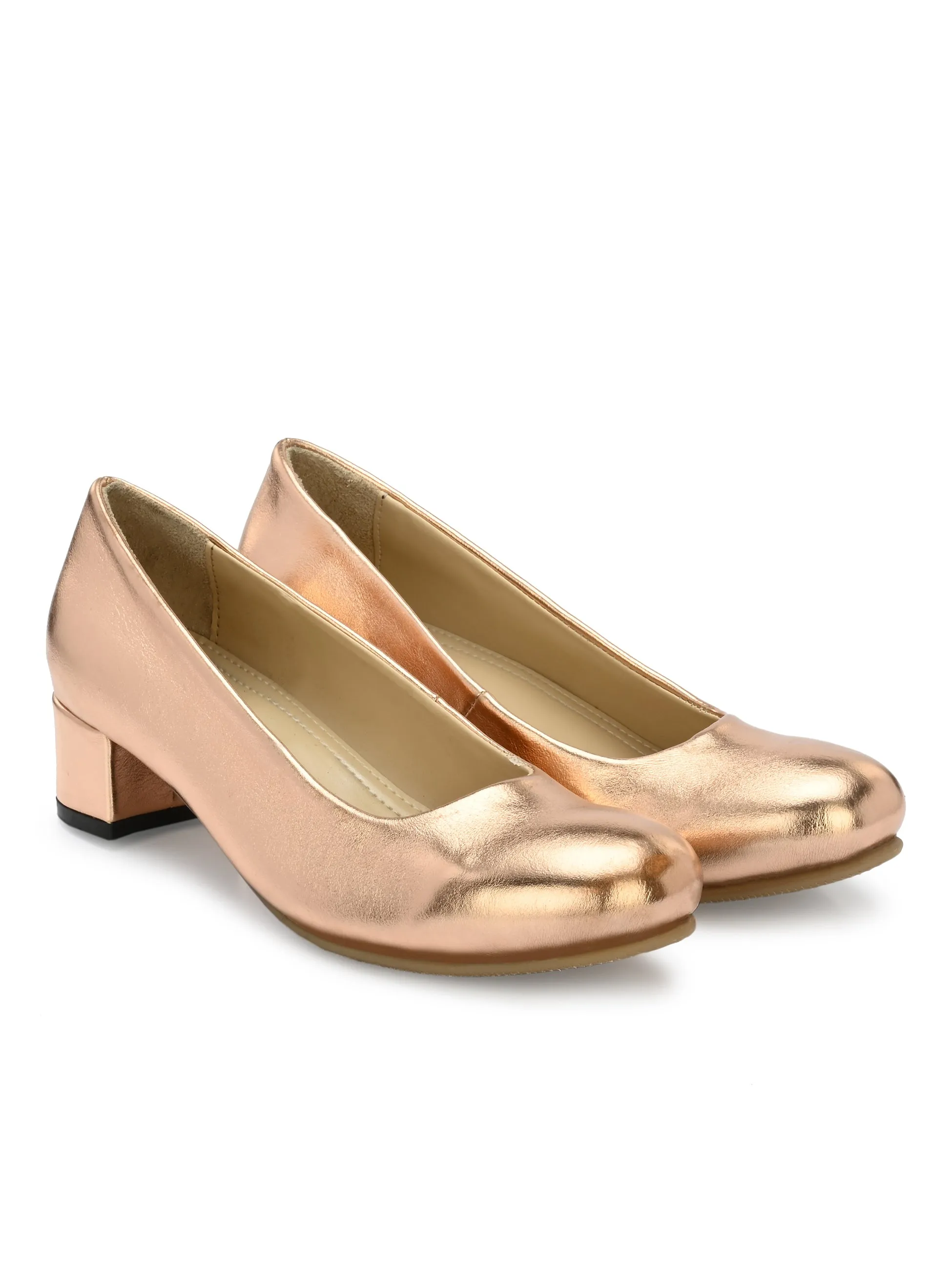 Women's  Vegan Leather Light Pink Slip  Belly With Heels