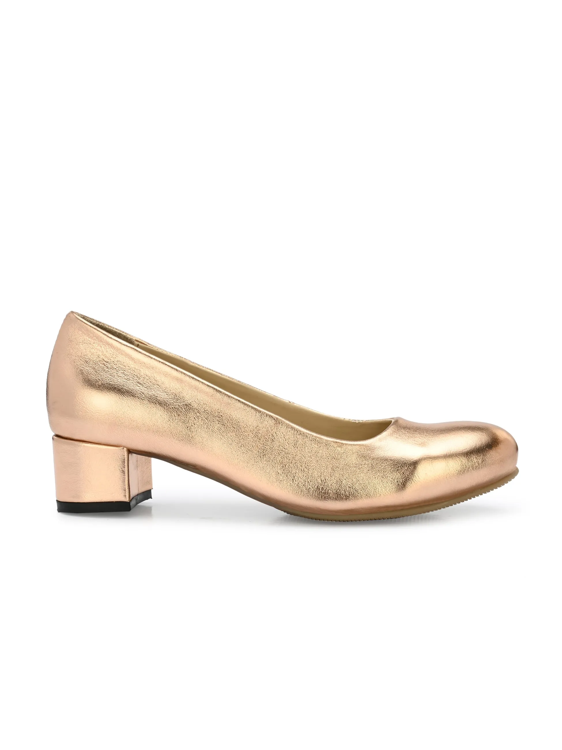Women's  Vegan Leather Light Pink Slip  Belly With Heels