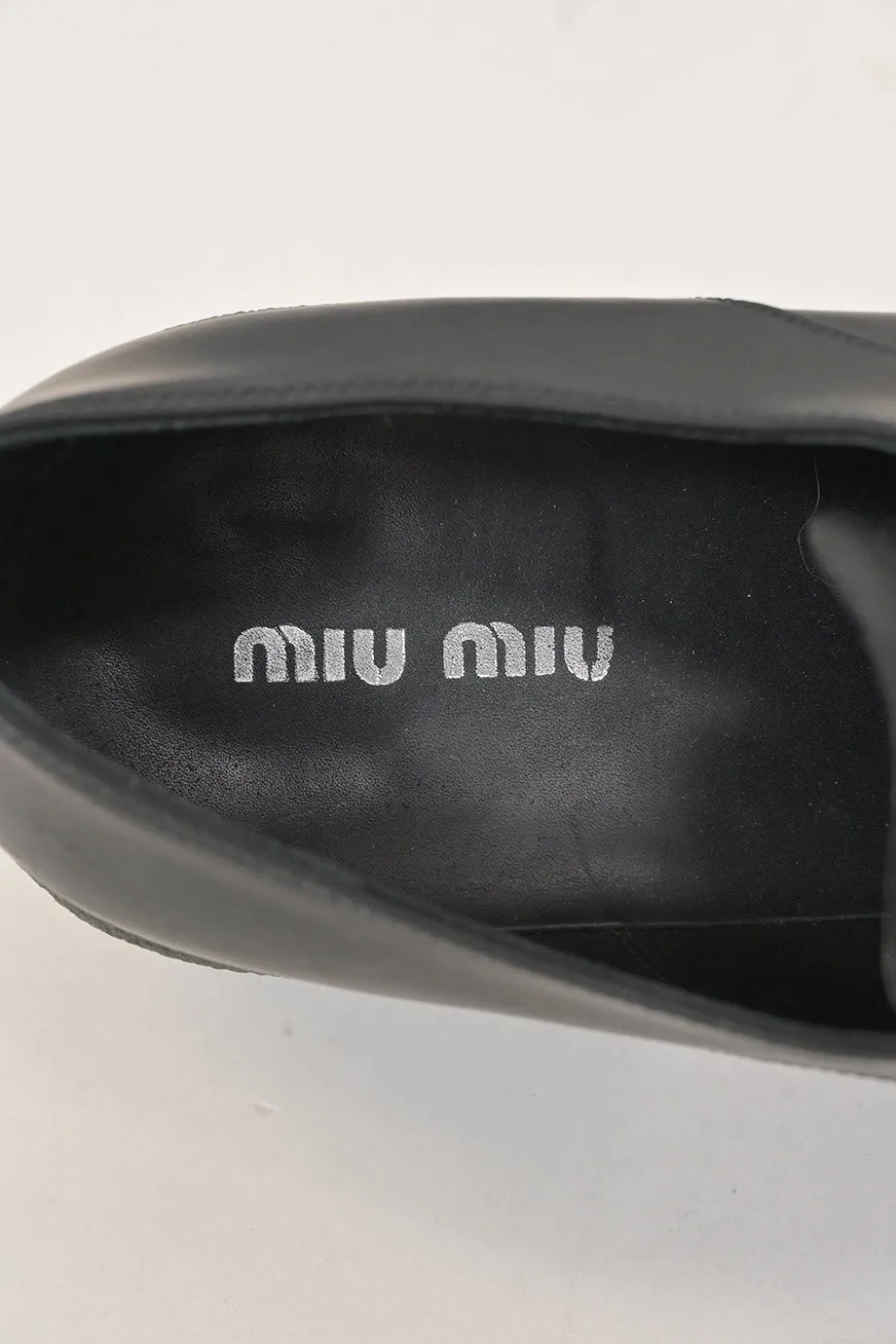[WS7895] Miu Miu | Lace Up Flats