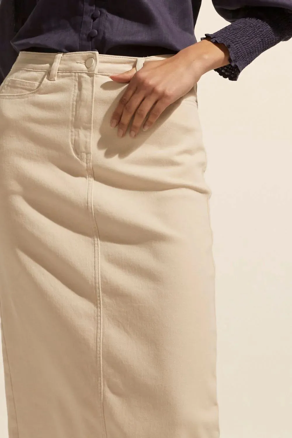 ZOE KRATZMANN Accord Skirt - Stone