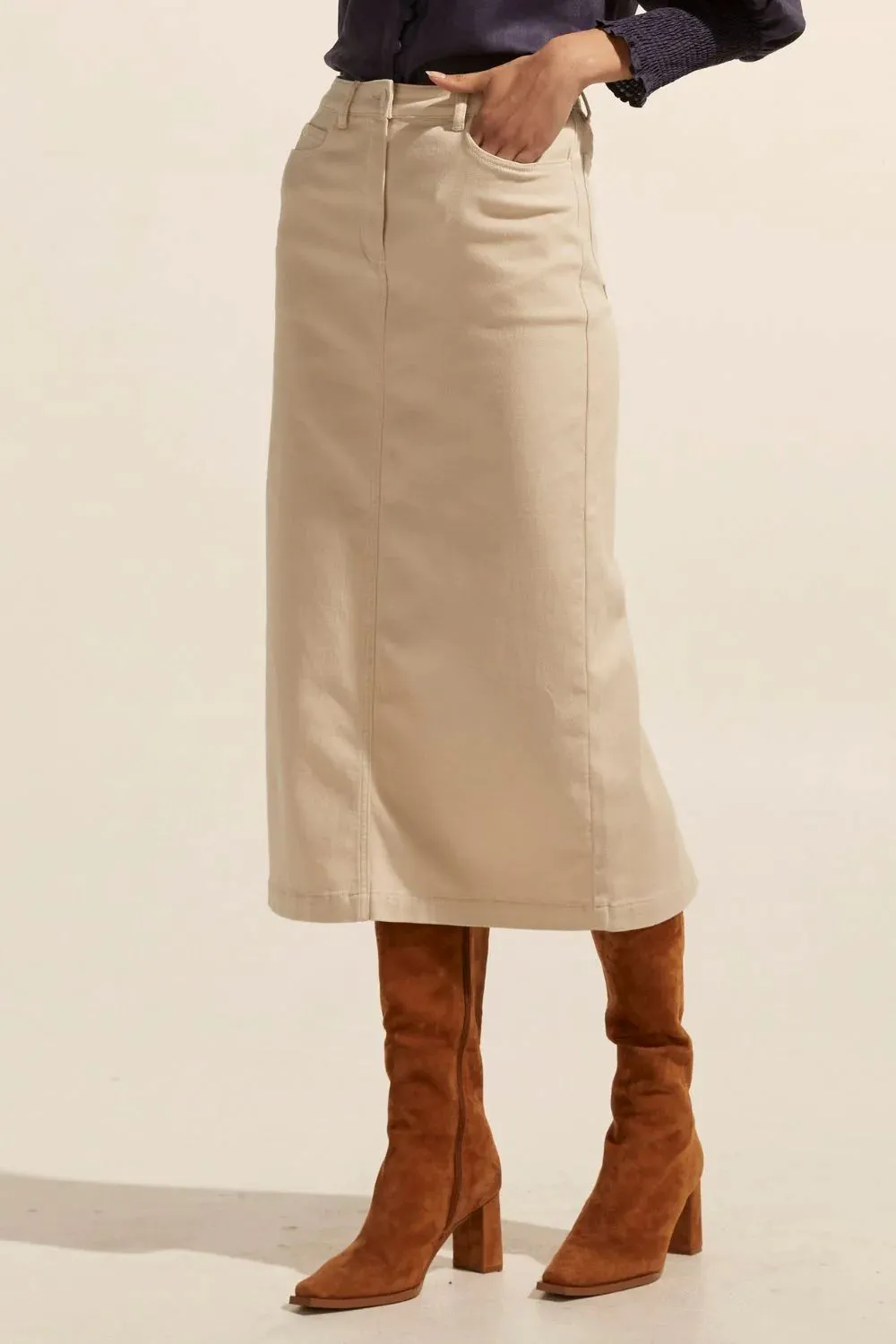 ZOE KRATZMANN Accord Skirt - Stone