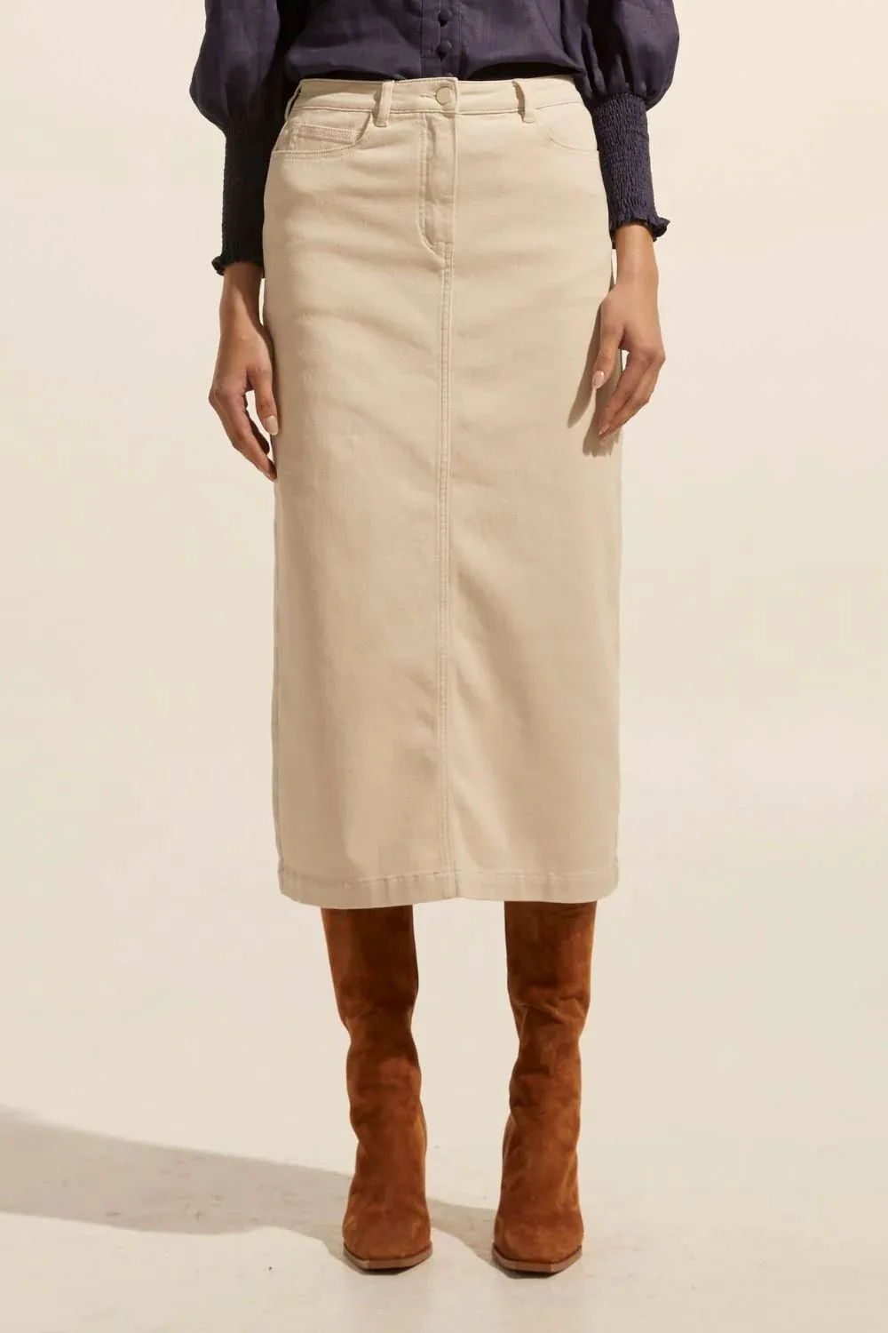 ZOE KRATZMANN Accord Skirt - Stone